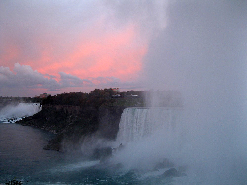 Niagara falls Abendrot