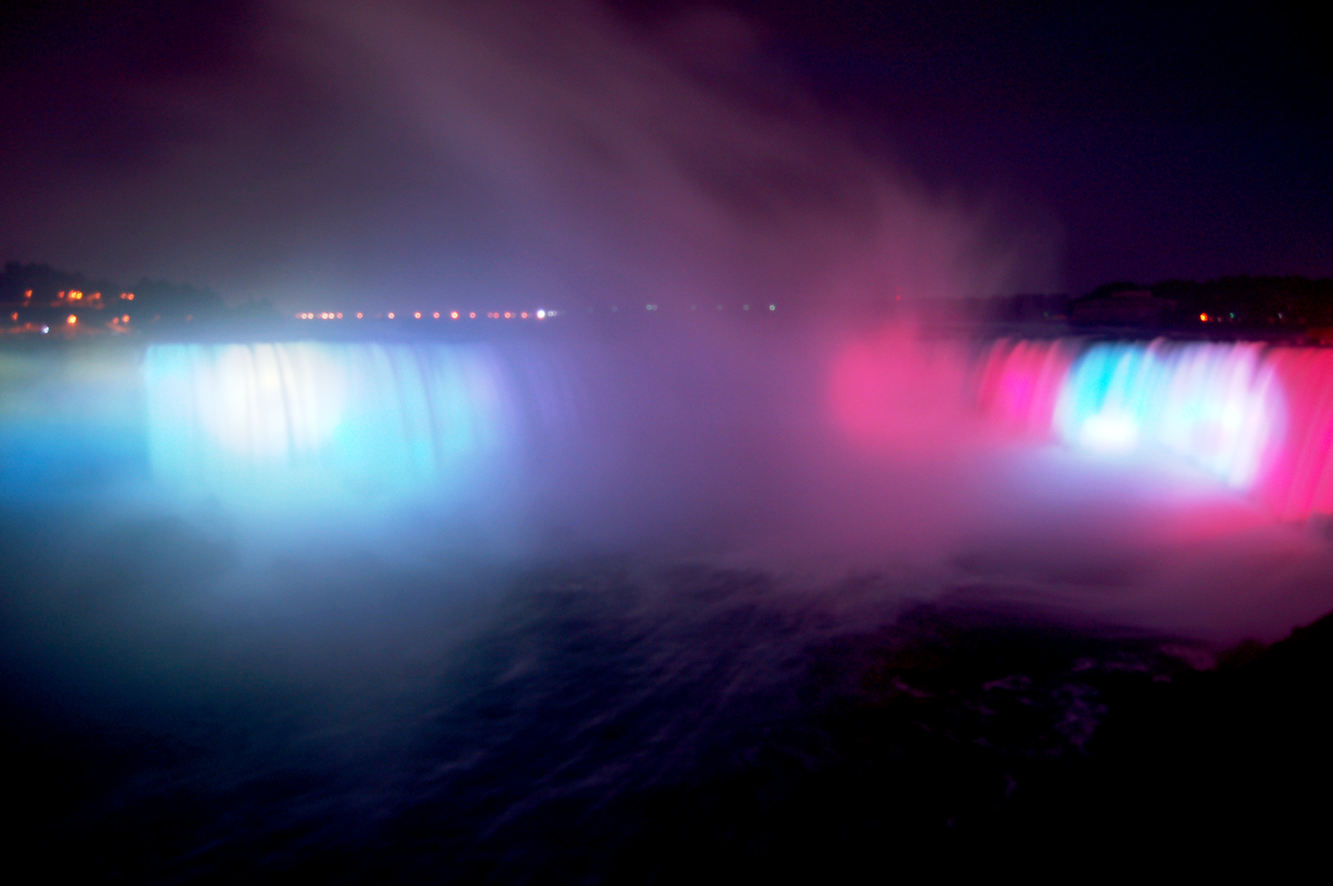 Niagara Falls at Night