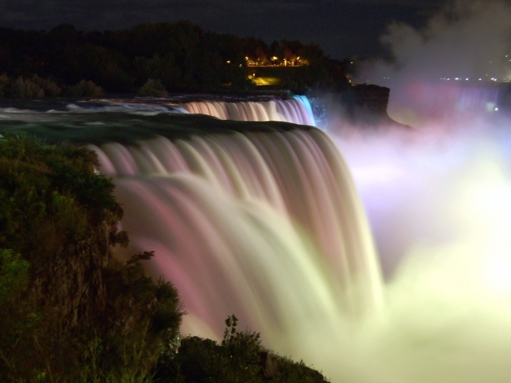 Niagara Falls at Night