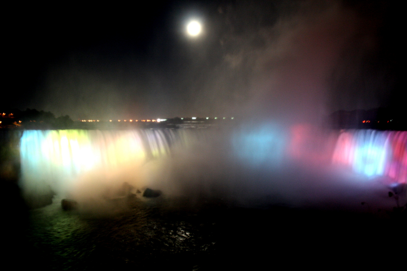 Niagara falls by night