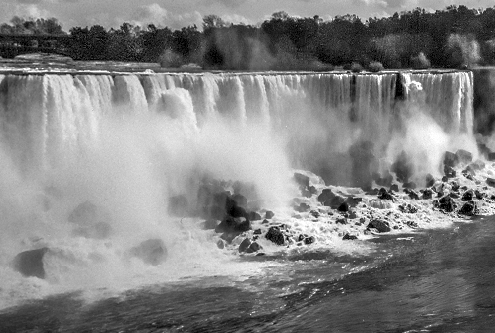 NIAGARA FALLS in November, CANADA