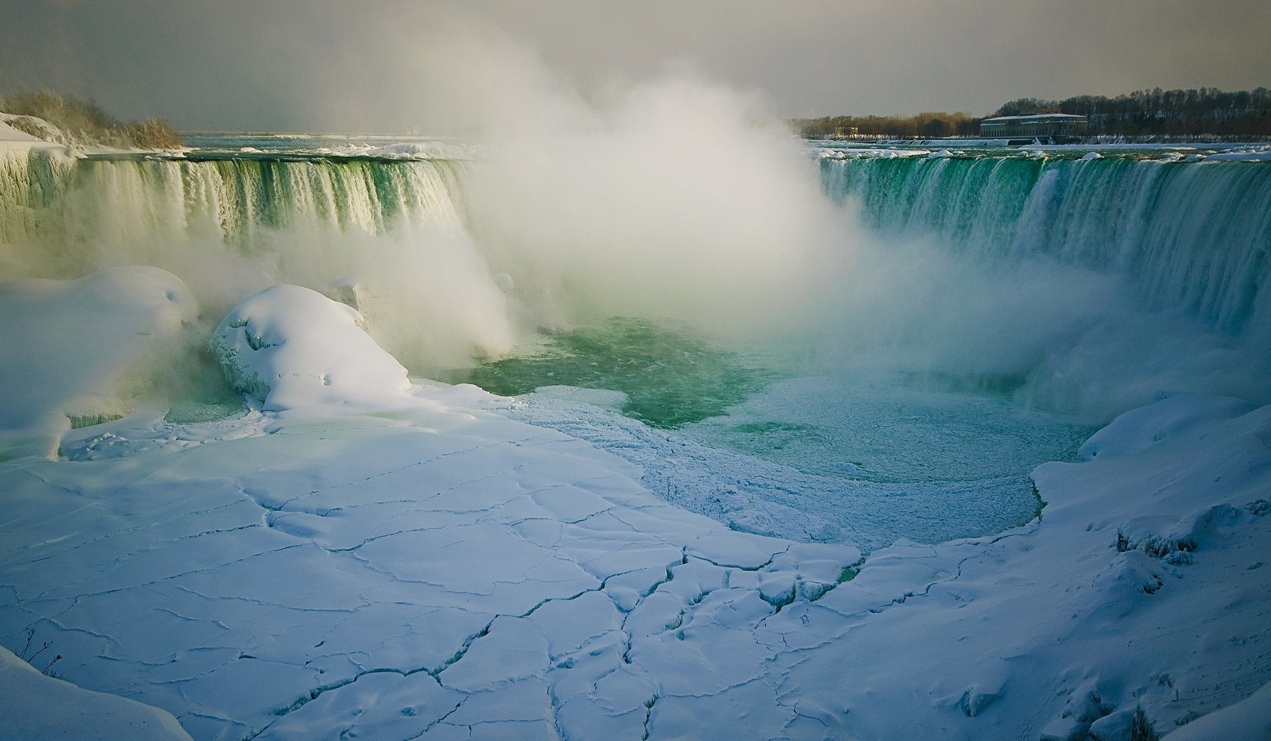 Niagara Falls in winter