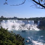 Niagara Falls (USA) von Kanada aus gesehen