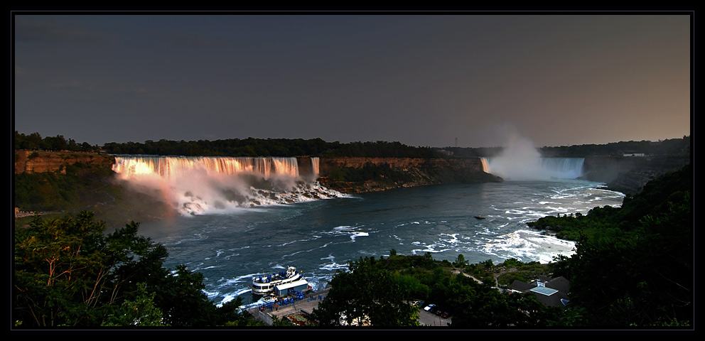 Niagara im Abendlicht