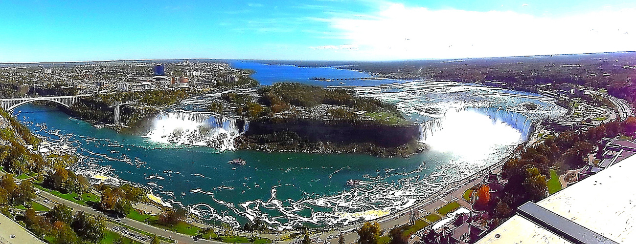 Niagarafälle als Panorama