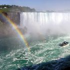 Niagarafälle mit der Maid of the Mist