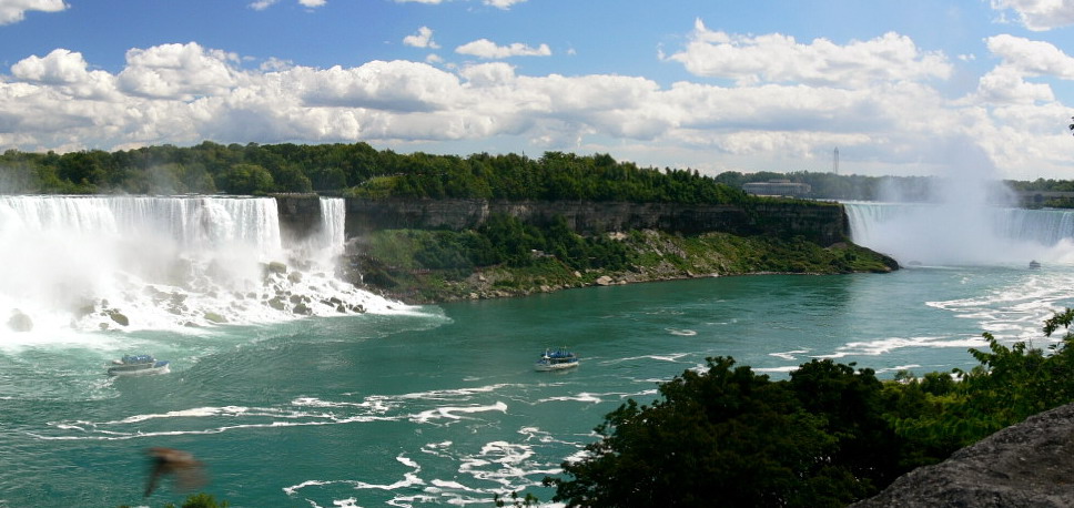 Niagarafalls von Kanada und USA