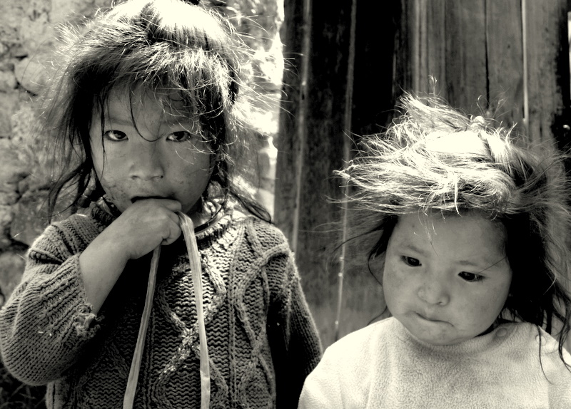 Niñas de Ollantaytambo