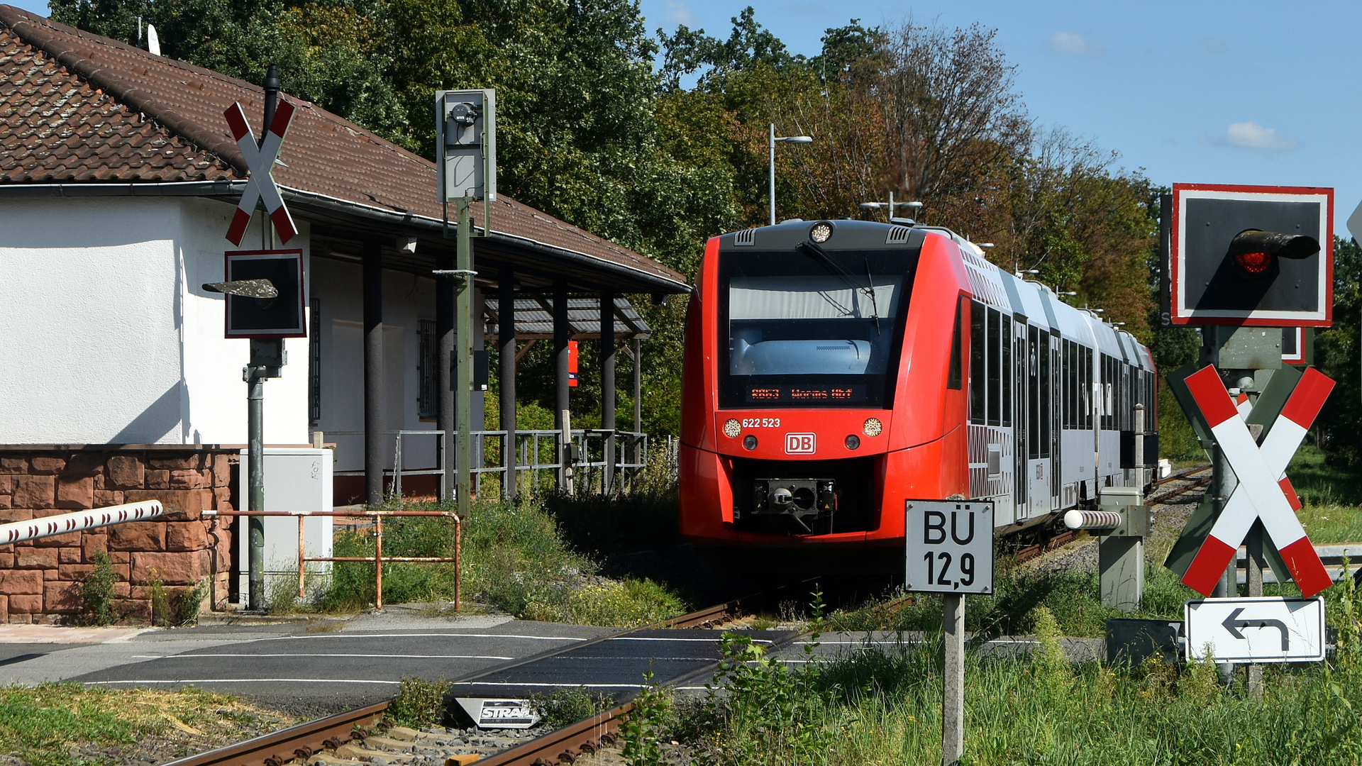 Nibelungenbahn im Bf Riedrode heute