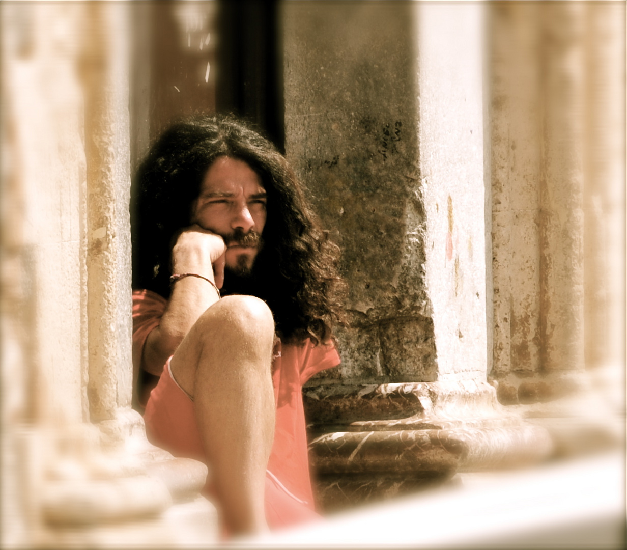 nicht 1971, sondern 2011 auf einer Piazza in Taormina