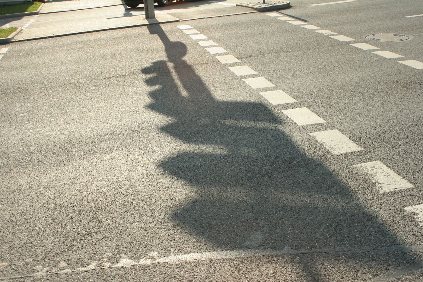 Nicht auf den Schatten schauen...