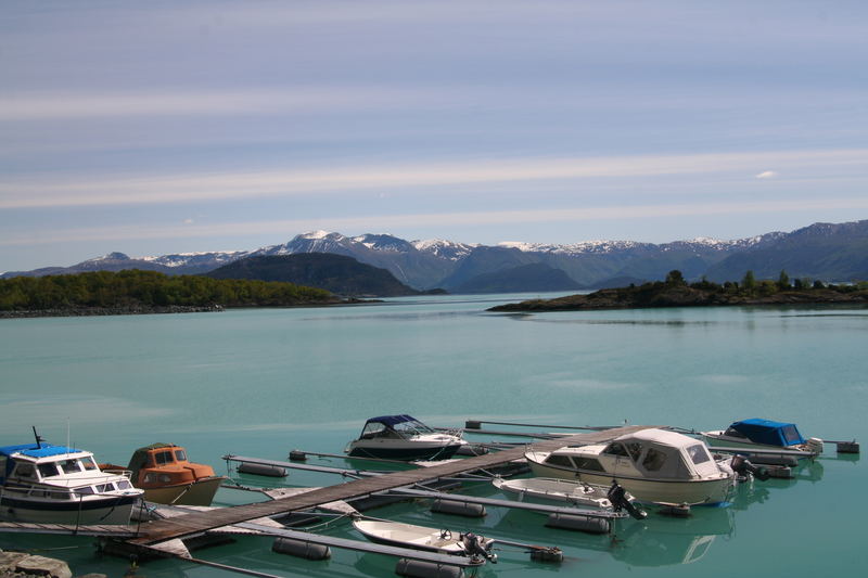 Nicht die Südsee! Ein Fjord!