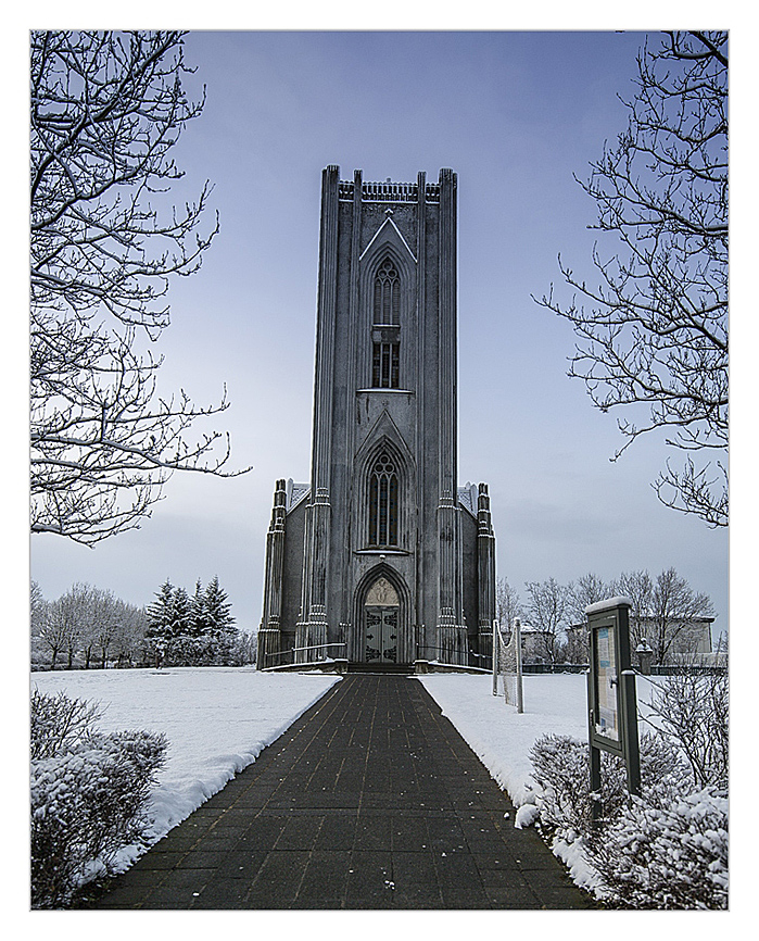 nicht ganz so bekannte Kirche in Reykjavik