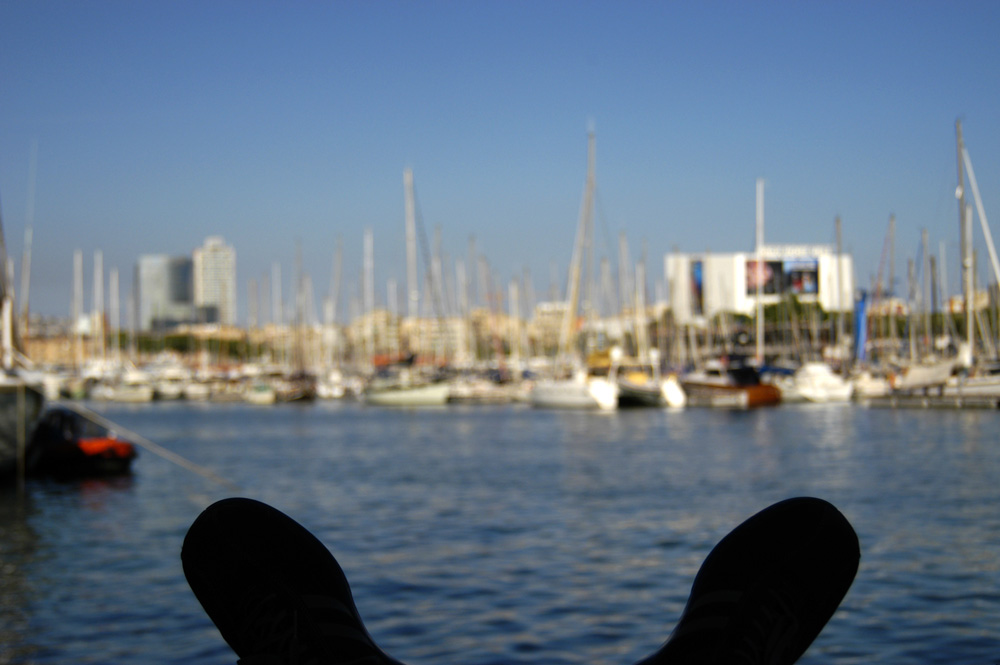 Nicht nur Boote liegen im Hafen