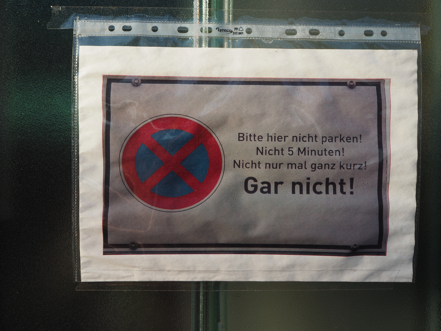 nicht parken