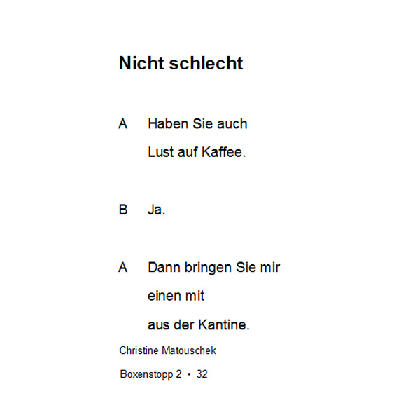 Nicht schlecht BS 2 - 32