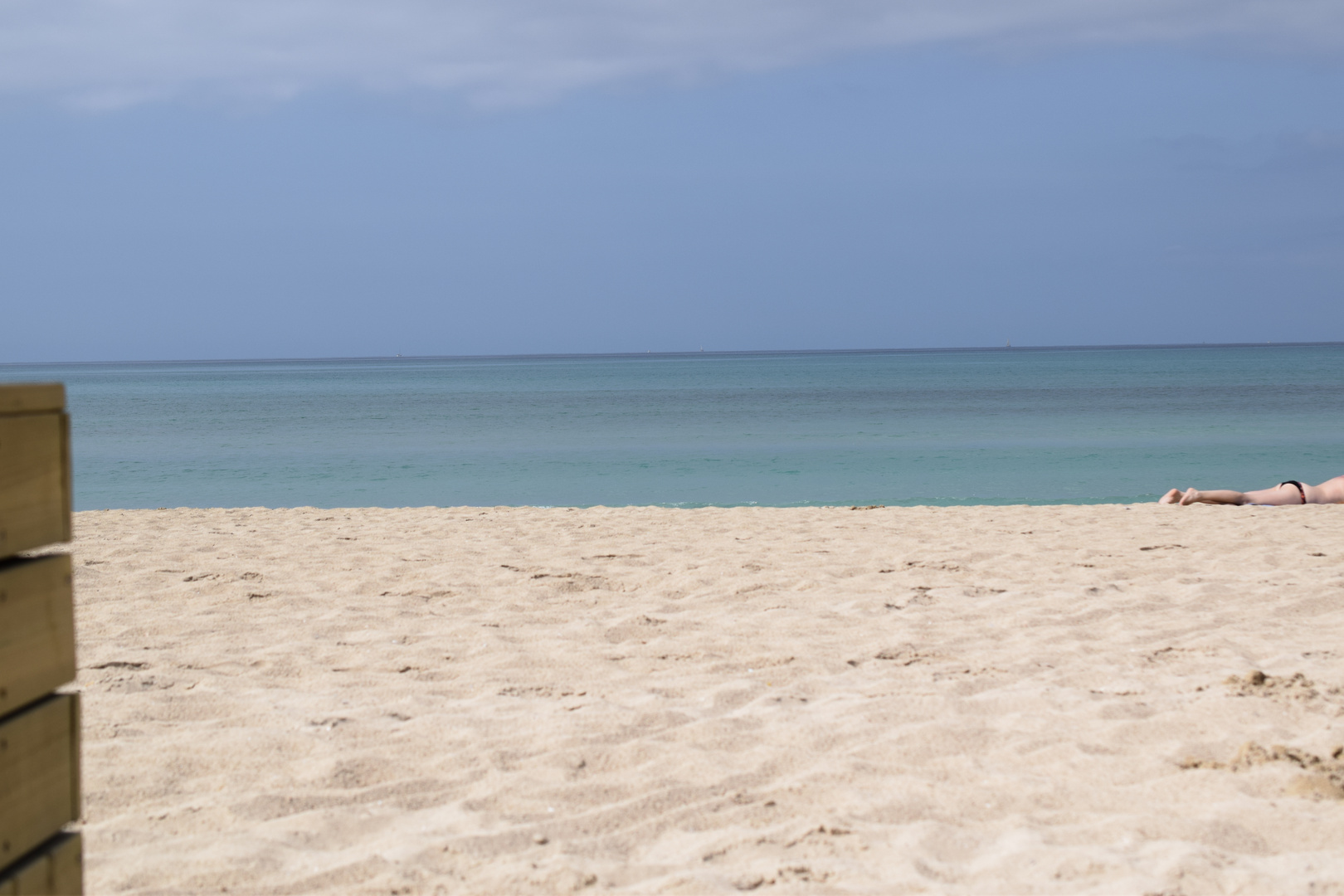 Nicht viel los an der Playa de Palma.