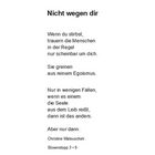 Nicht wegen dir BS 3 - 9