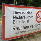 Nichtraucherbaustelle