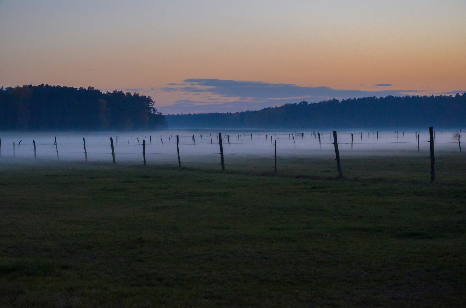 nichts, ausser aufsteigender Nebel...