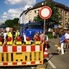 "Nichts geht mehr" - bei der Einfahrt auf die A 40, dem Ruhrschnellweg