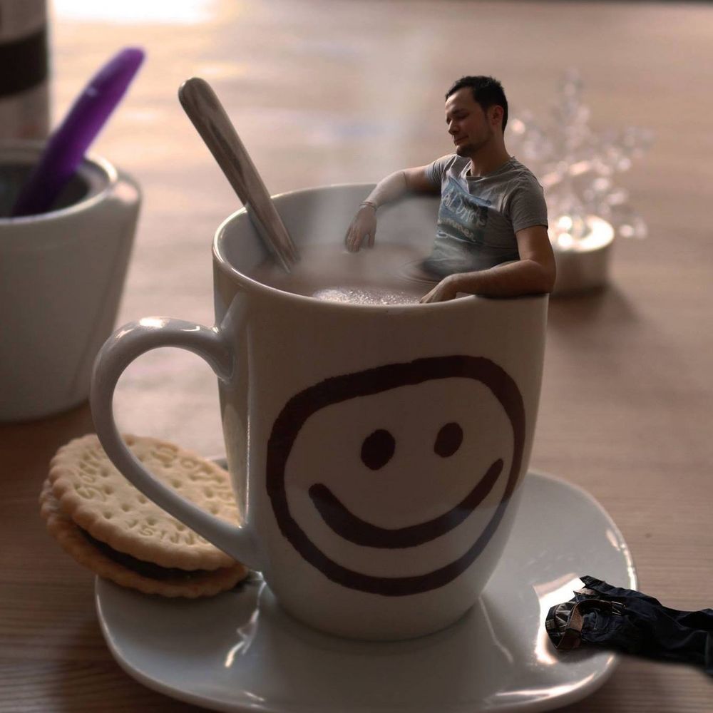 Nichts geht über eine Heiße Tasse Kakao!! Foto & Bild fotos, fun