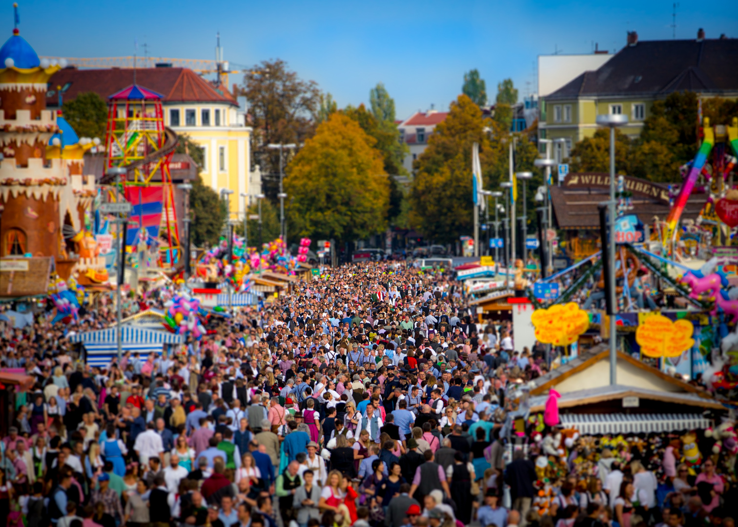 Nichts los auf der Wiesn