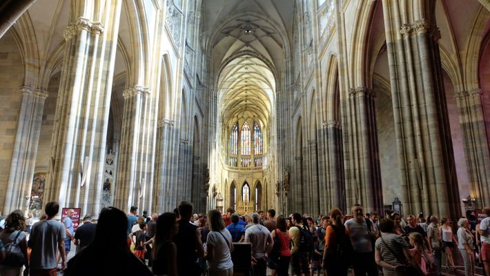 Nichts zu sehen im Veitsdom