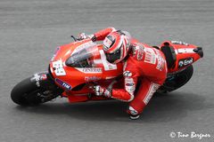 Nicky Hayden beim Moto GP 2010am Sachsenring