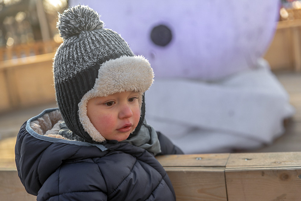 Nico beim Eislaufen