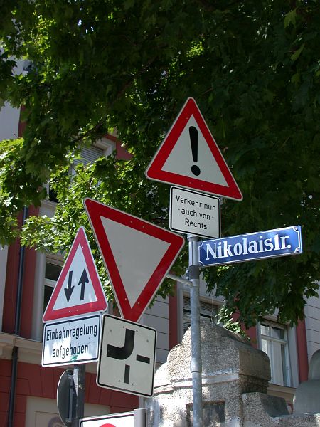 Nicolai, pass auf beim Verkehr ... ;-)