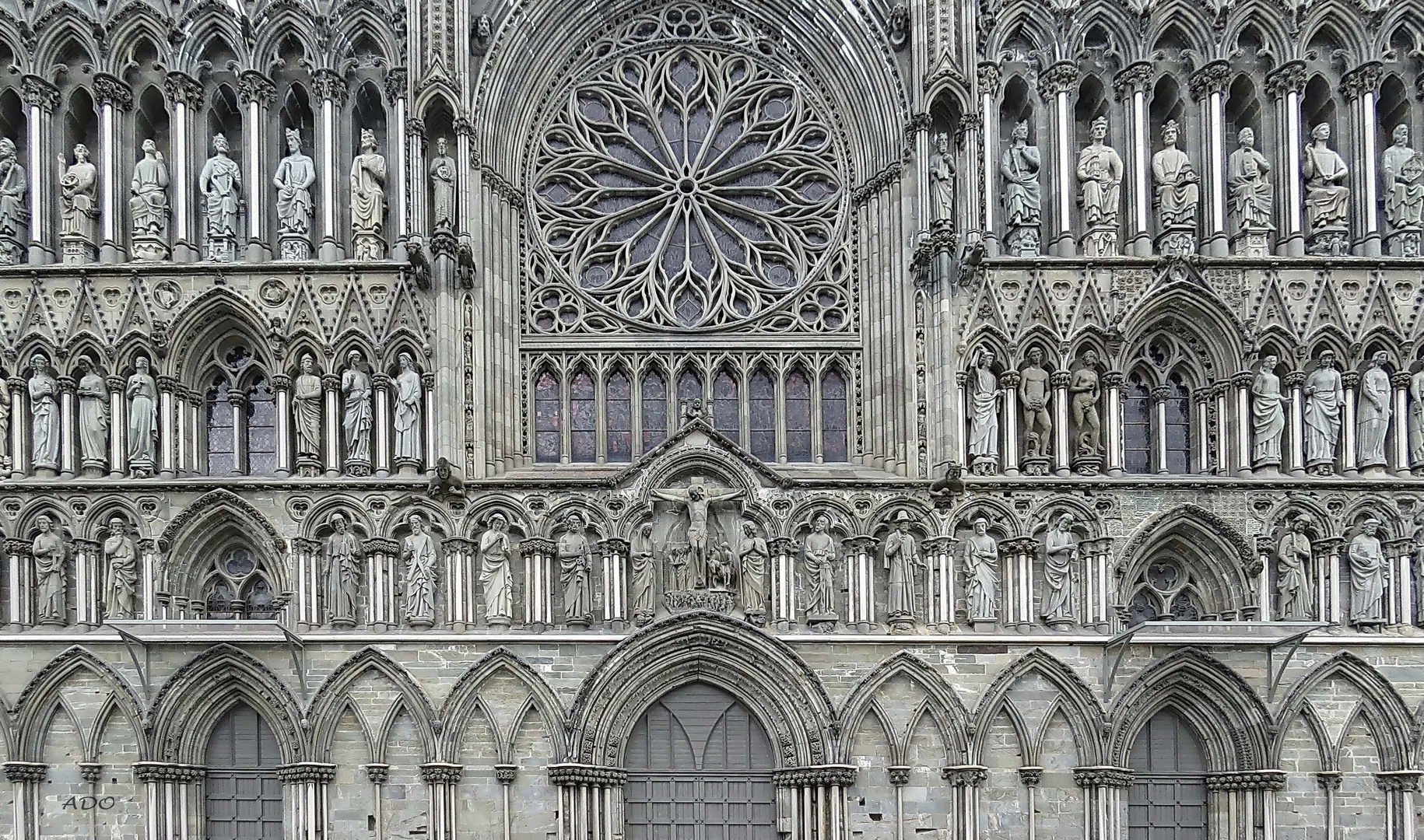 Nidaros Cathedral west front