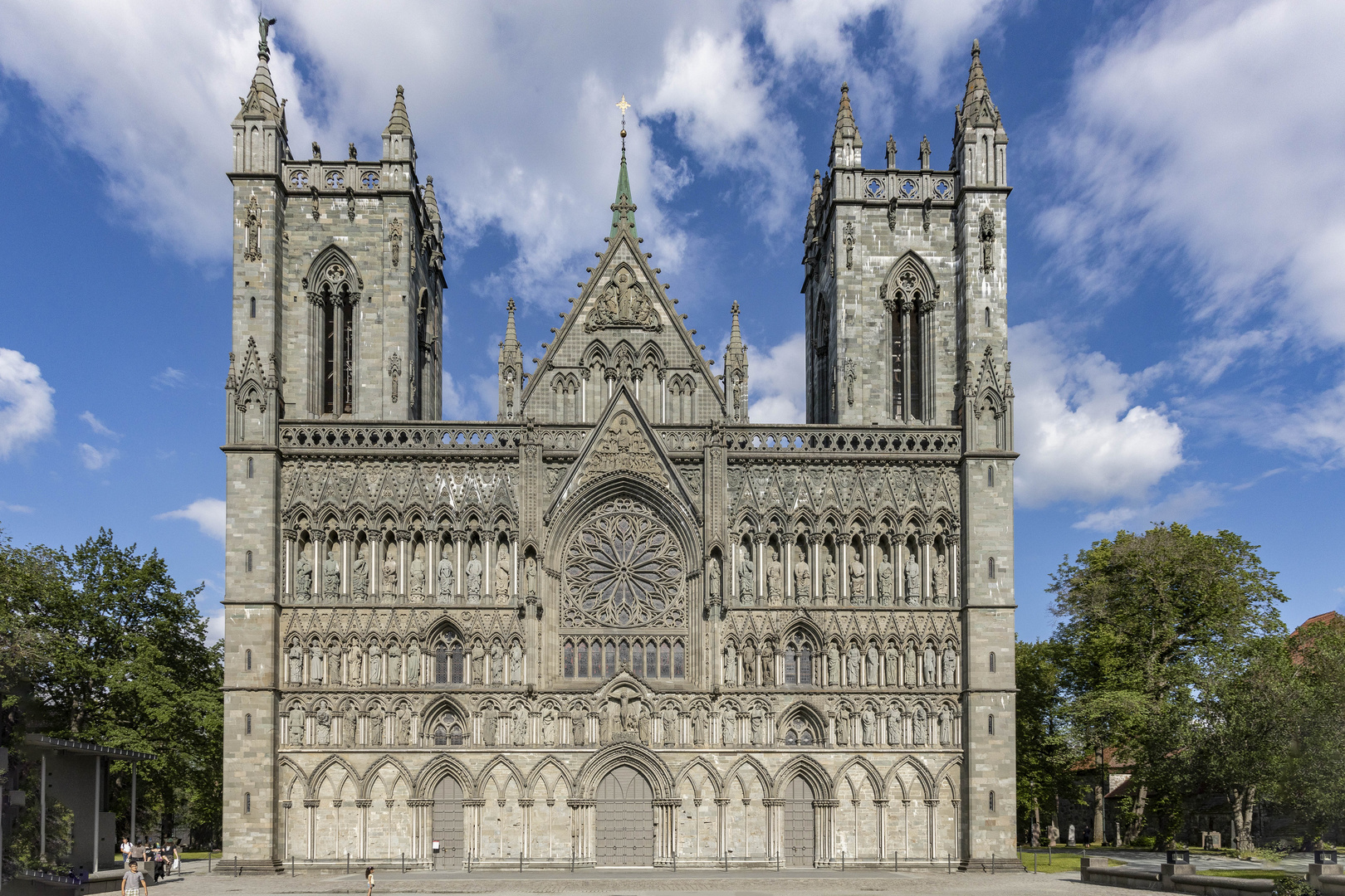 Nidarosdom in Trondheim, Norwegen