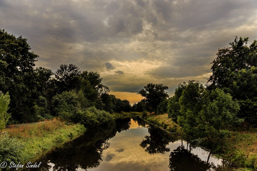 Nidda am späten Nachmittag