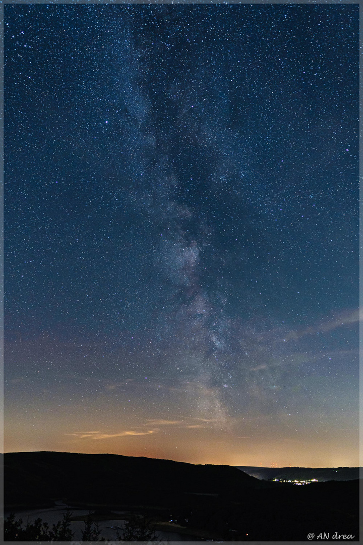 Nideggen Schmidt schöne Aussicht Milchstrasse Foto & Bild