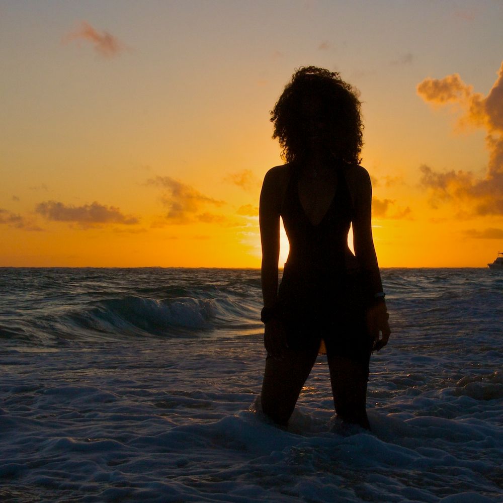 Nidia Ortiz - sunset at the beach