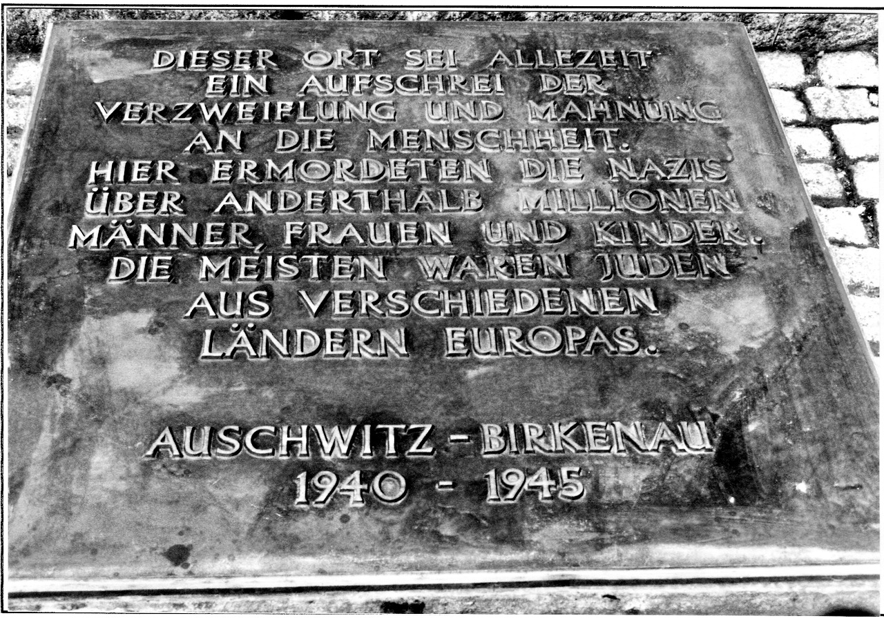 "NIE WIEDER " darf so etwas geschehen 76 Jahre Befreiung KZ Auschwitz