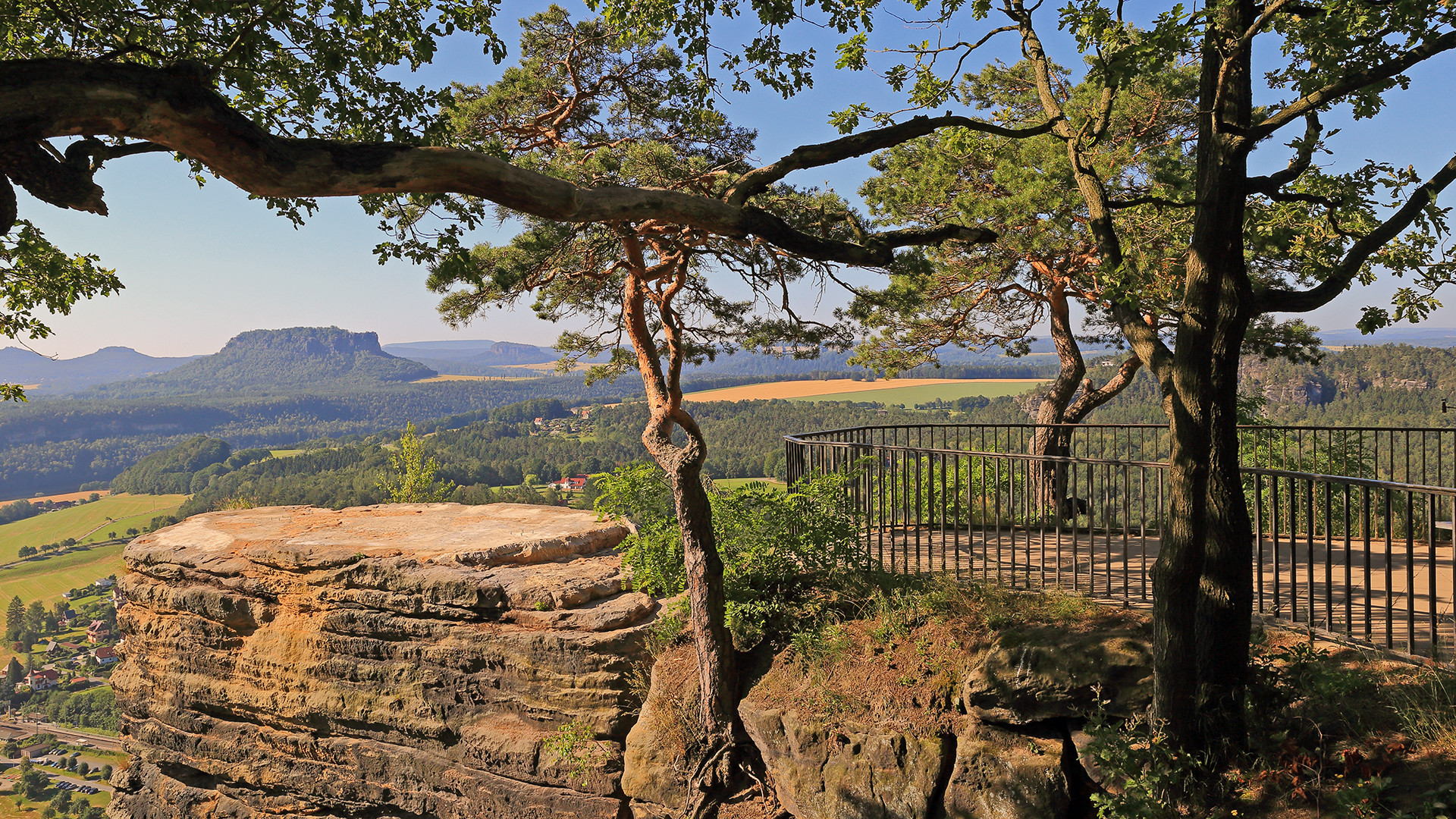 Nie wieder wird es diesen Blick so geben von der Bastei...