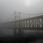 Niebla en el puente Cautín