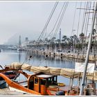 Niebla en el puerto