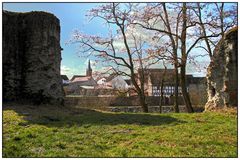 Niederdorfelden von Burg Dorfelden aus