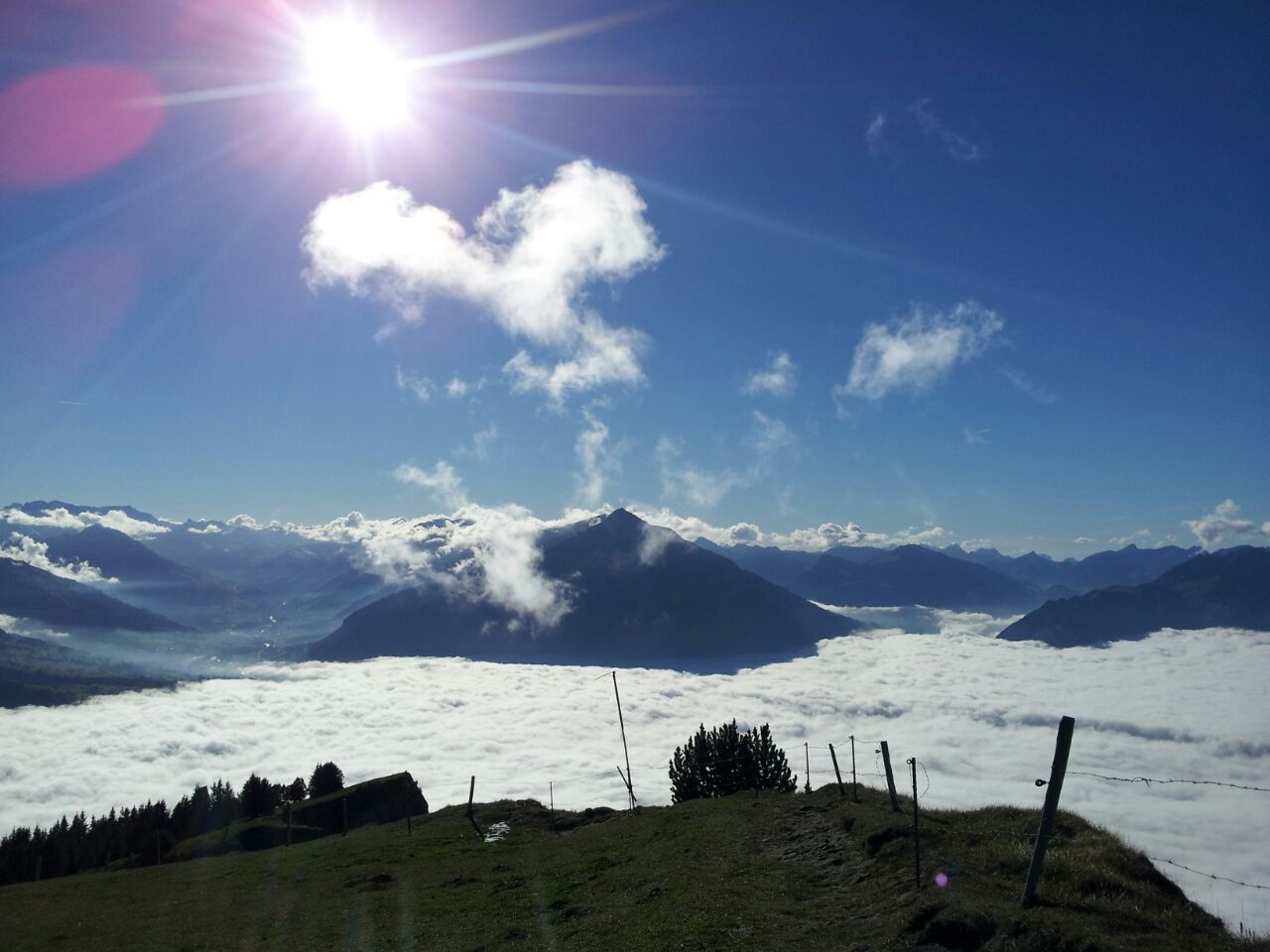 Niederhorn und Herzwolke