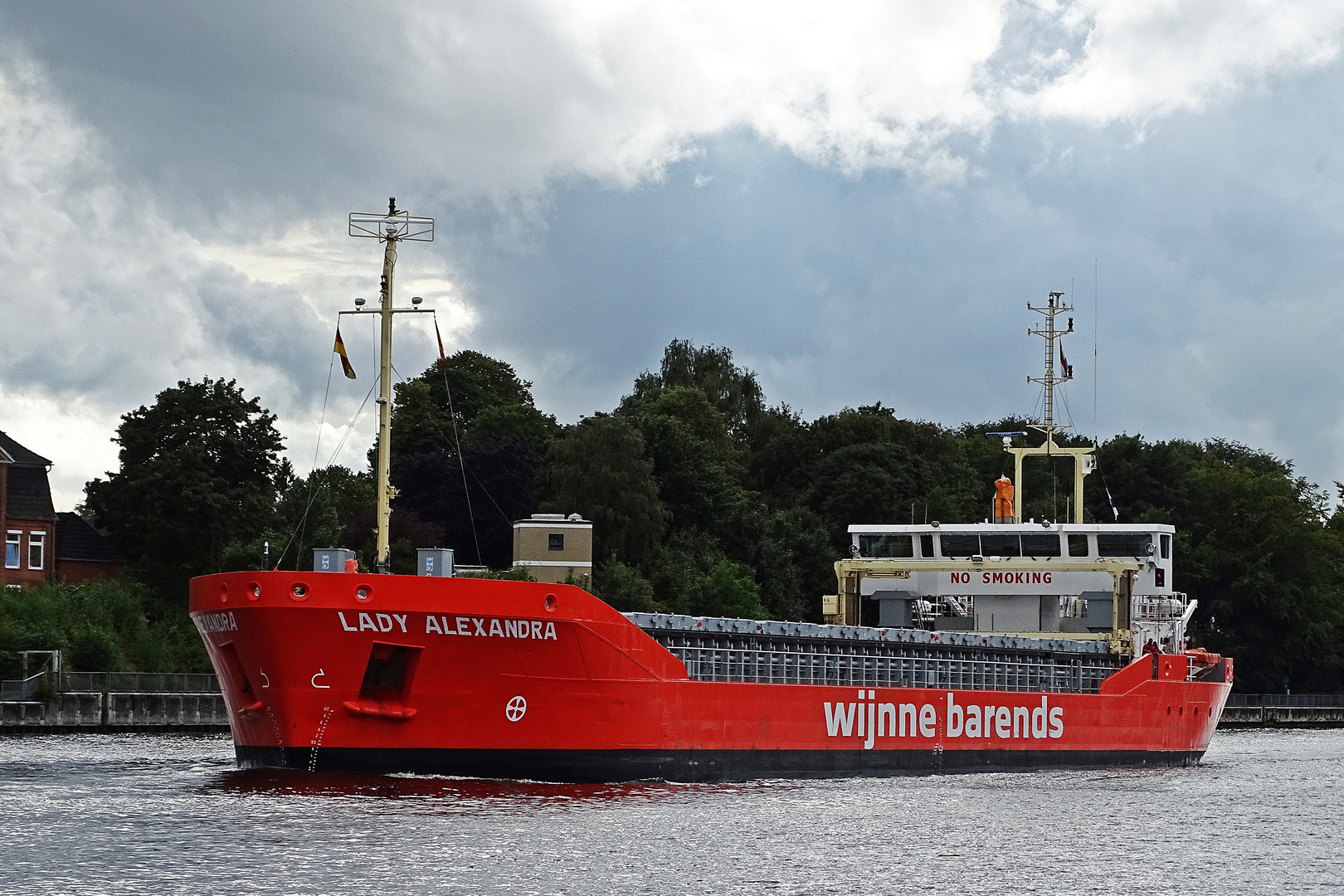 niederländisches Cargoschiff