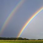 Niederrhein - Regenbogen über der Sonsbecker Schweiz