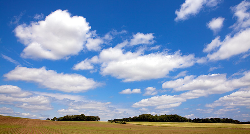 Niederrhein Wolkenstimmung Schaephuysener Höhen