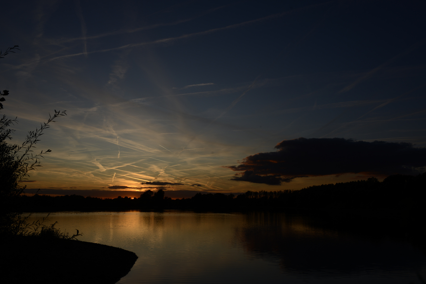 niederrheiner sonnenuntergang