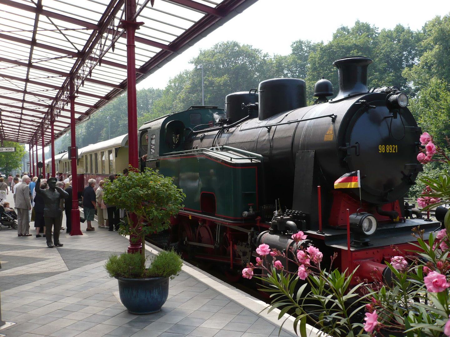 Niederrheinische Museumsbahn ,,Schluff" am Nordbahnhof Krefeld