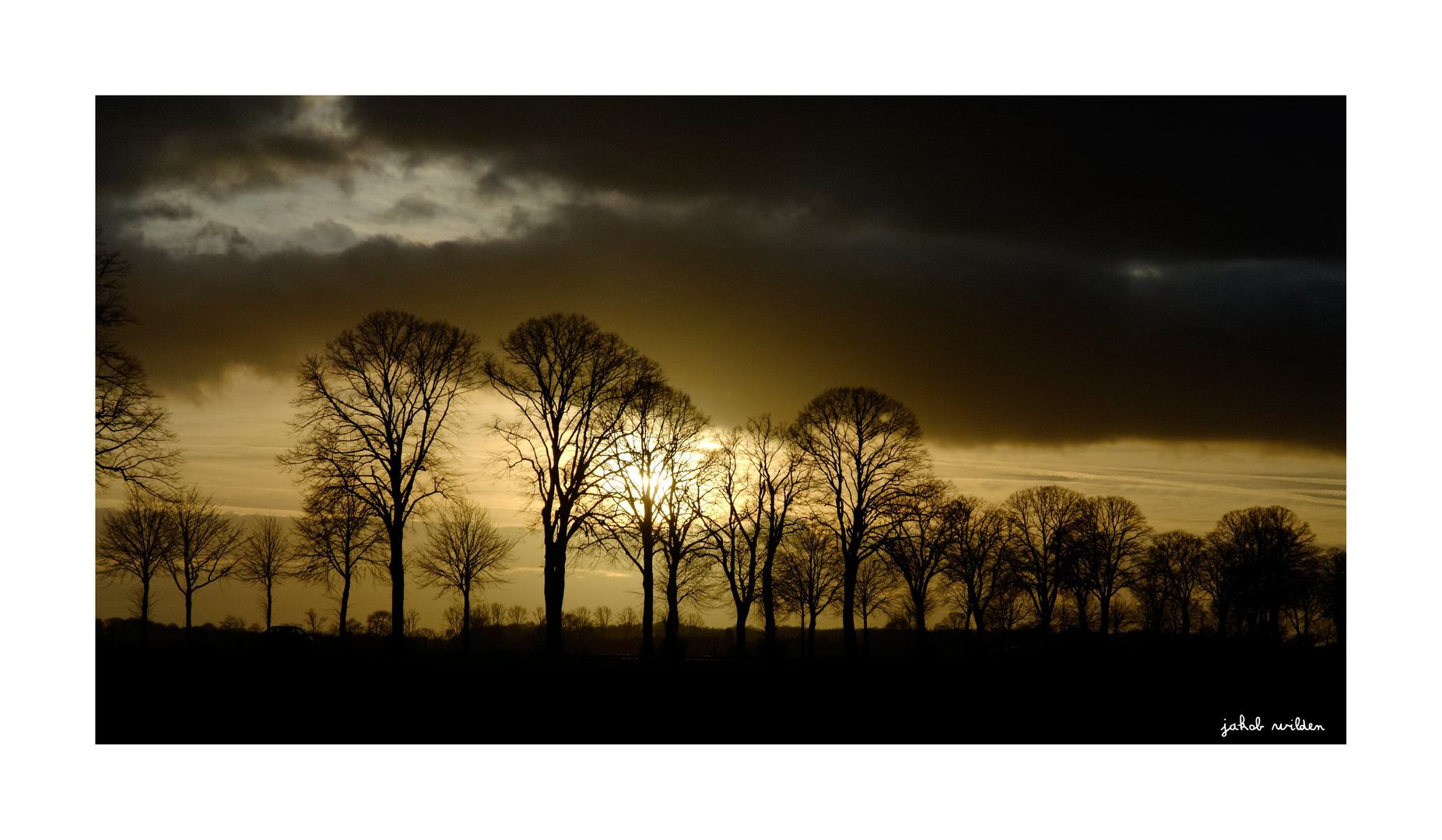 Niederrheinischer Winterabend