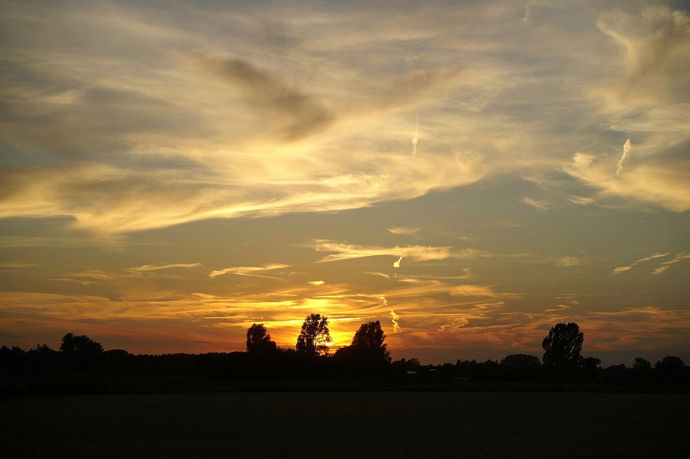 Niederrheinisches Abendrot