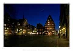 Niedersächsische - Impressionen " Hildesheim - Blick vom Rathausplatz...."